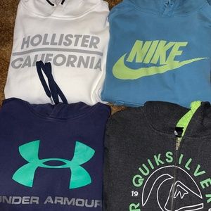 4 vintage hoodies